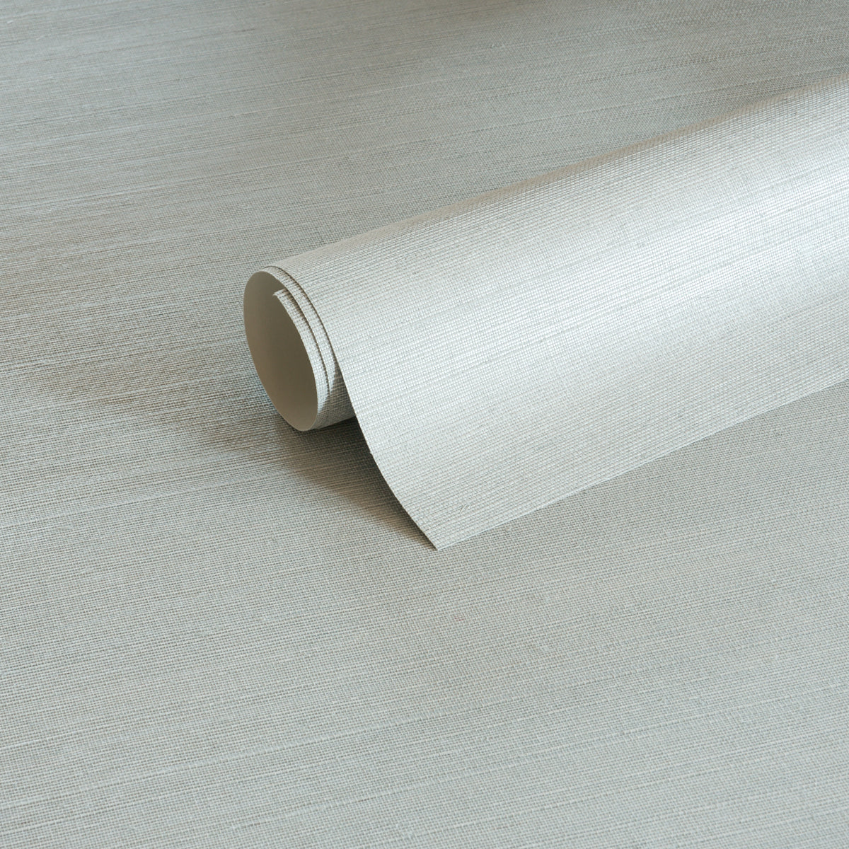 Hemp Shimmer Wallpaper in Sky Shimmer color - pattern number 5017772 - by Schumacher in the Perfect Basics Textured Wallcovering collection