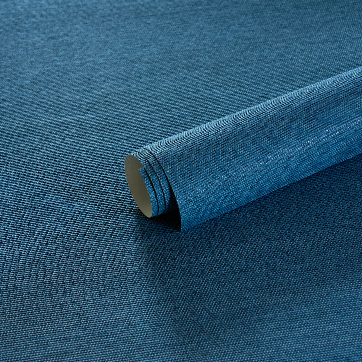 Minsun Paperweave Wallpaper in Medium Blue color - pattern number 5017793 - by Schumacher in the Perfect Basics Textured Wallcovering collection