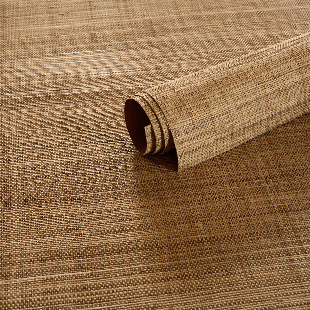 Namu Raffia &amp; Abaca Weave Wallpaper in Natural color - pattern number 5017811 - by Schumacher in the Perfect Basics Textured Wallcovering collection
