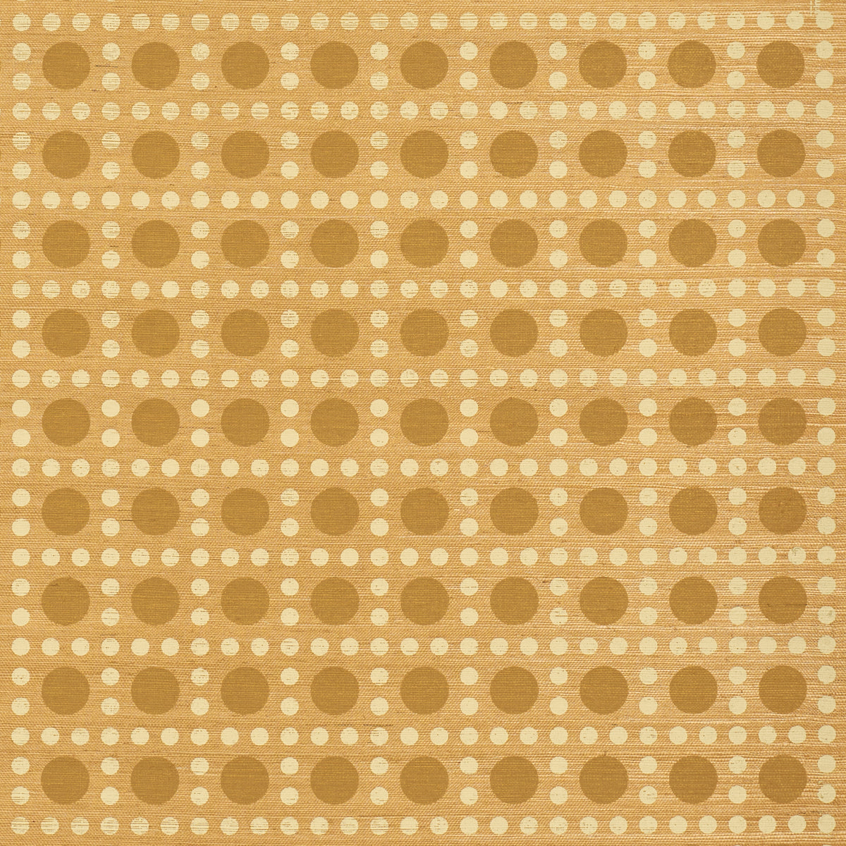 Puntini Sisal Wallpaper in tanlines color - pattern number 5017870 - by Schumacher in the Backdrop I collection