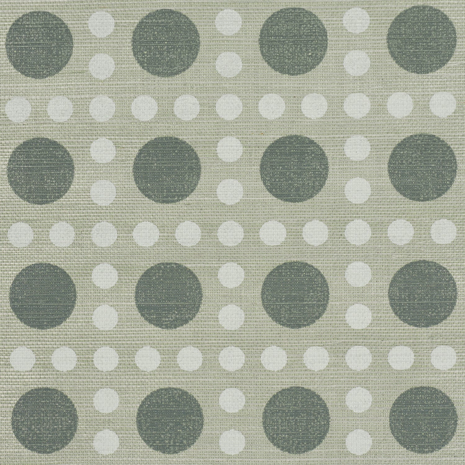 Puntini Sisal Wallpaper in seaglass color - pattern number 5017871 - by Schumacher in the Backdrop I collection
