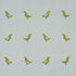 Birds Print Wallpaper in green on sky color - pattern number 5017891 - by Schumacher in the Perennial Favorites collection