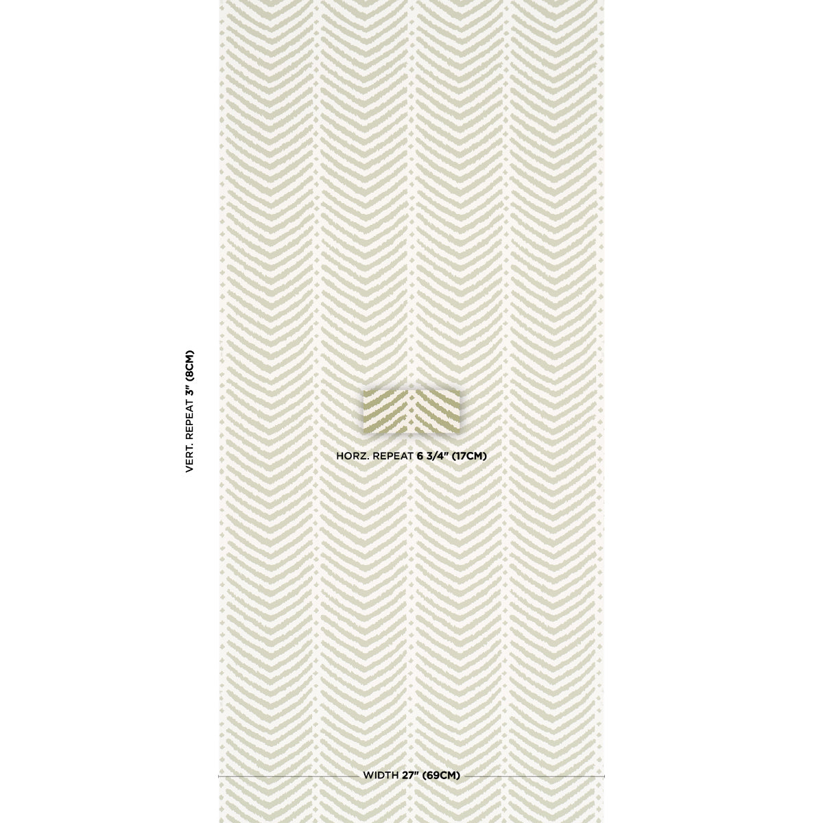 La Jolla Wallpaper in Olive color - pattern number 5017901 - by Schumacher in the Perennial Favorites collection