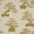 Bonsai Tree Wallpaper in neutral color - pattern number 5018002 - by Schumacher in the Japonisme collection