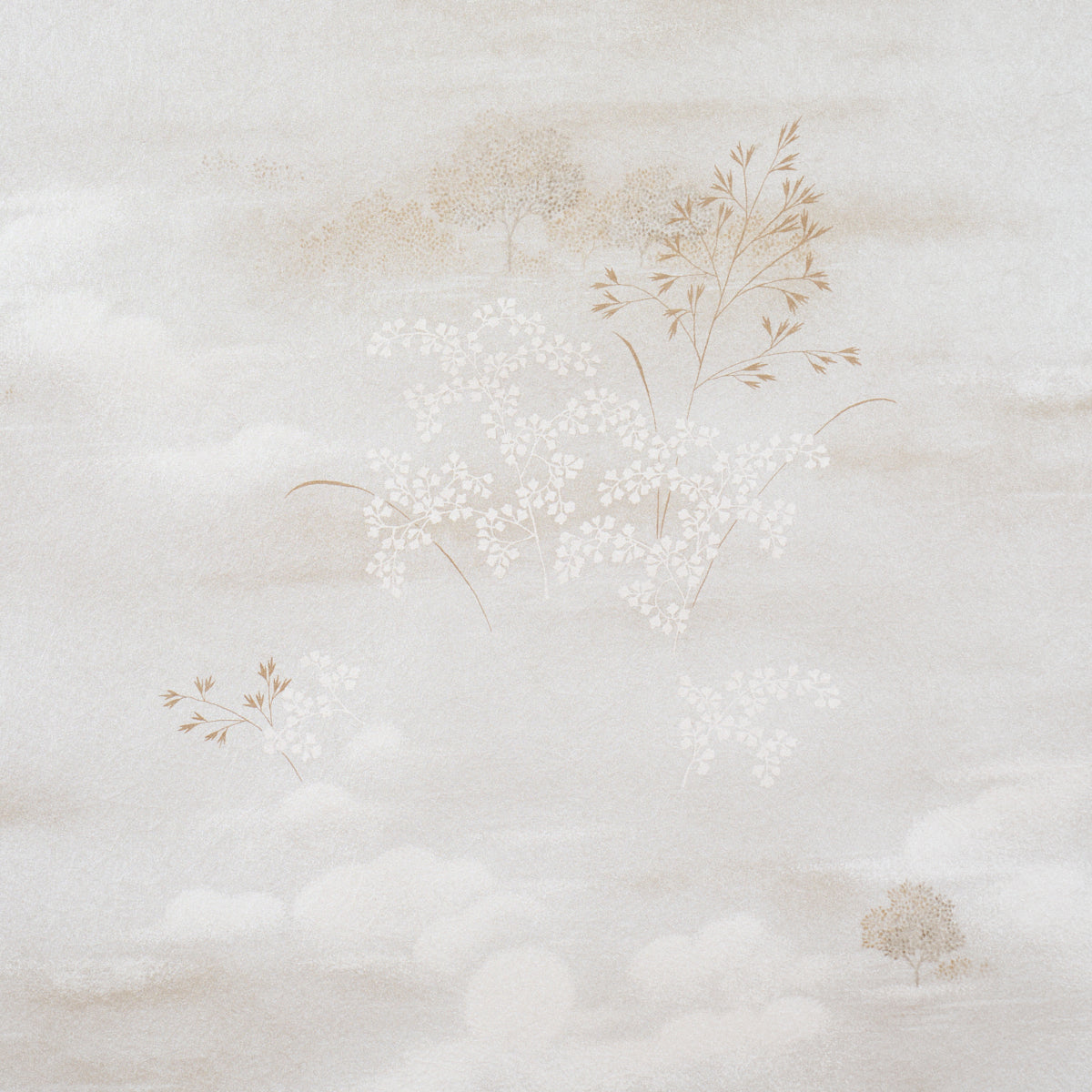 Calm Skies Wallpaper in neutral color - pattern number 5018042 - by Schumacher in the Japonisme collection