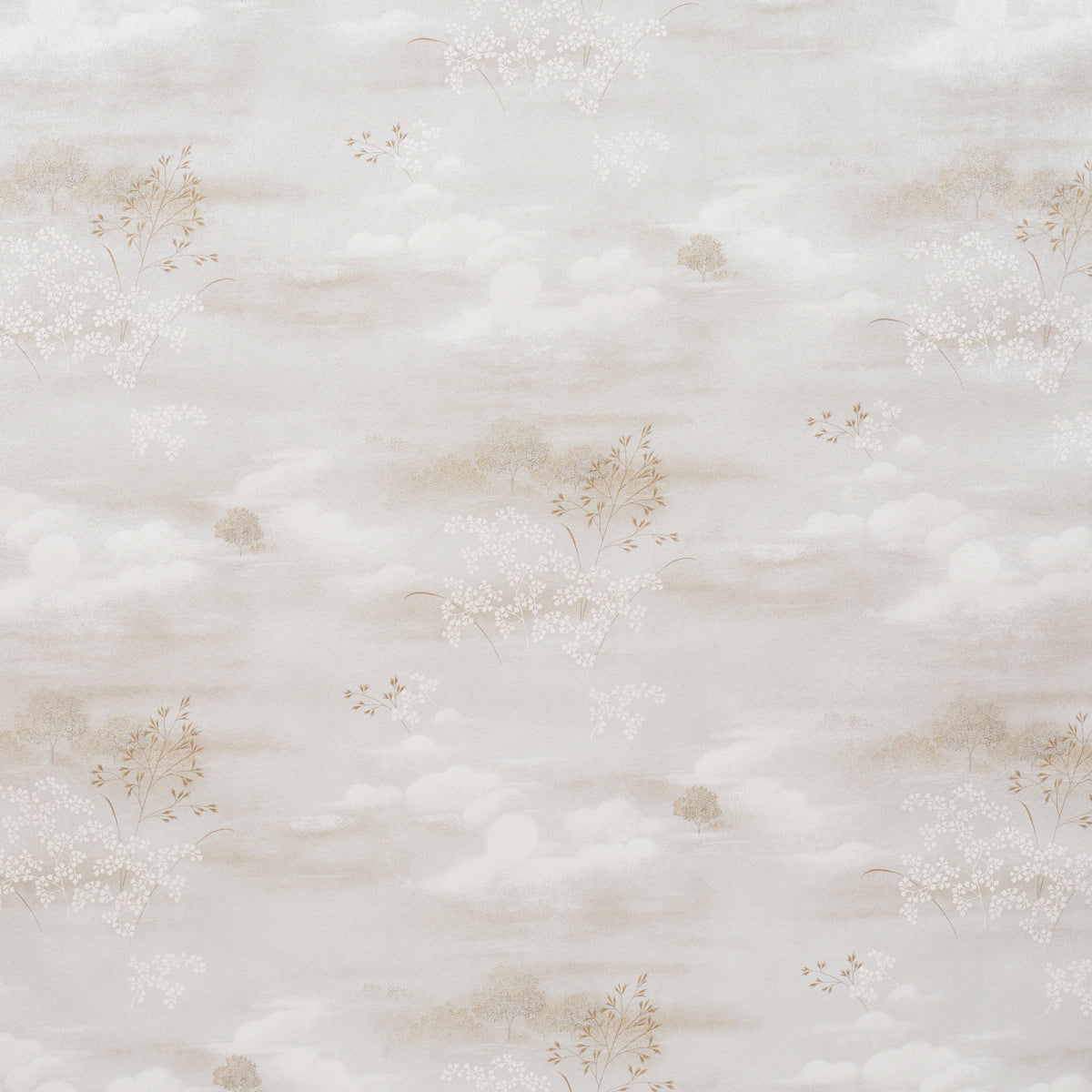 Calm Skies Wallpaper in neutral color - pattern number 5018042 - by Schumacher in the Japonisme collection
