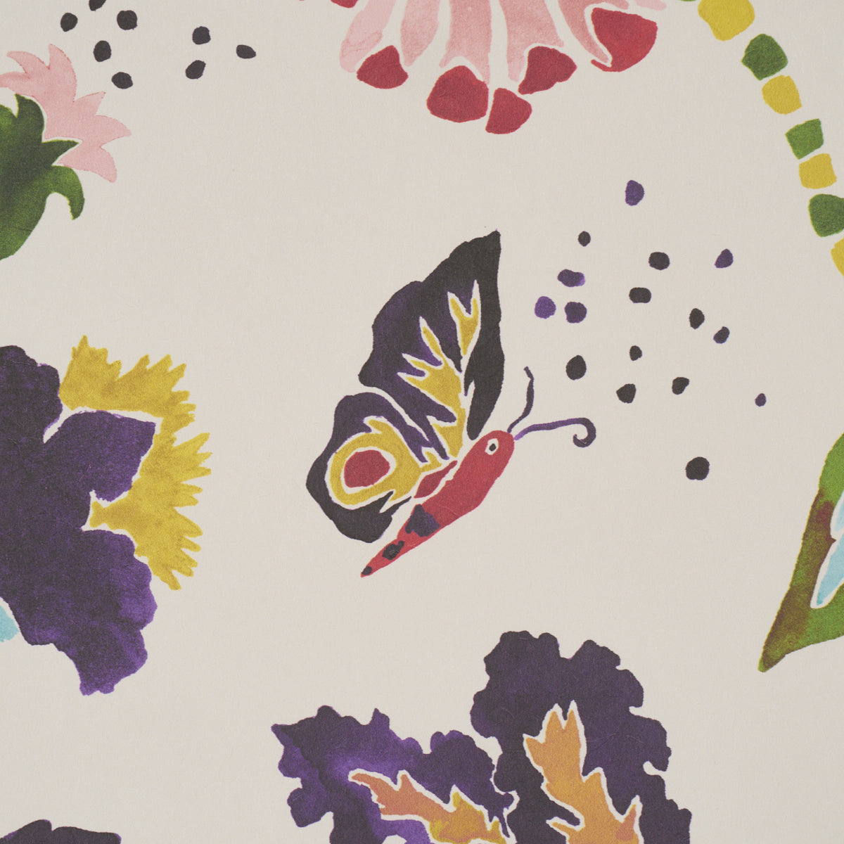 Gloriette Wallpaper in Multi color - pattern number 5018060 - by Schumacher in the Happy Menocal collection