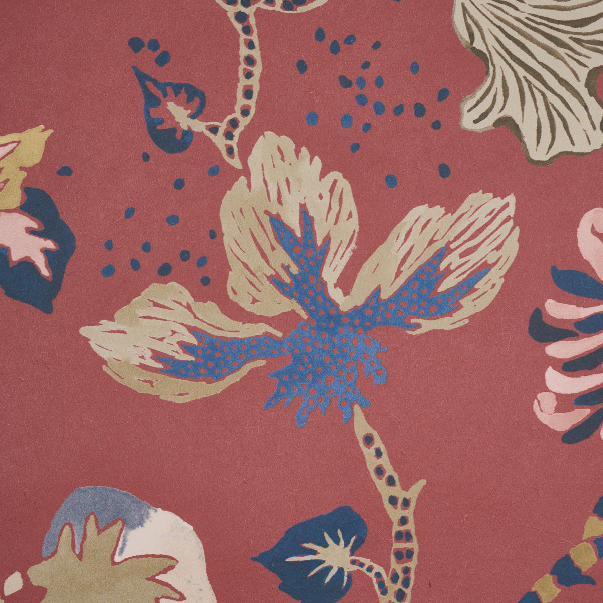 Gloriette Wallpaper in Red color - pattern number 5018062 - by Schumacher in the Happy Menocal collection