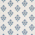 Dalila Hand-Screen Print Wallpaper in Blue color - pattern number 5018090 - by Schumacher in the Bohemia collection