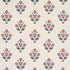 Dalila Hand-Screen Print Wallpaper in Red & Blue color - pattern number 5018091 - by Schumacher in the Bohemia collection