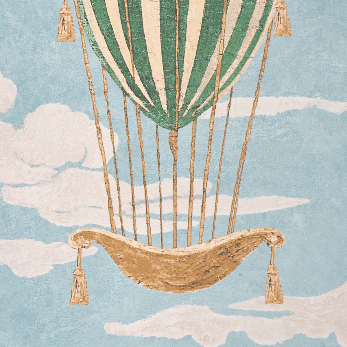 Up Up And Away Wallpaper in document color - pattern number 5018131 - by Schumacher in the Carl Daquino collection