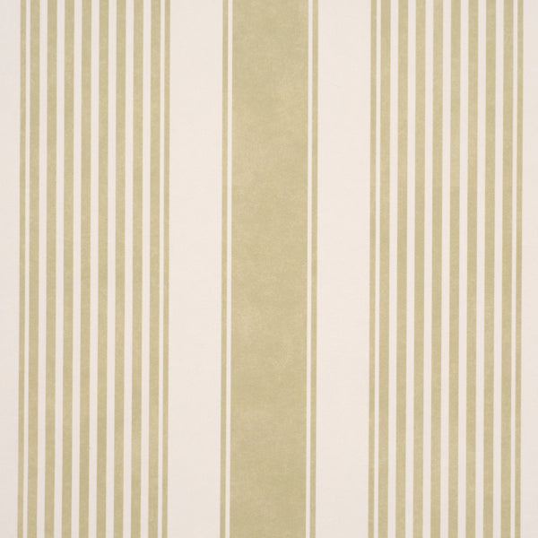 Summerville Stripe Wallpaper in celery color - pattern number 5018146 - by Schumacher in the Stripe Wallcovering Collection collection