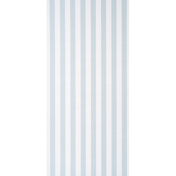 Louise Stripe Wallpaper in ice color - pattern number 5018151 - by Schumacher in the Stripe Wallcovering Collection collection
