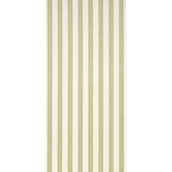Louise Stripe Wallpaper in leaf color - pattern number 5018154 - by Schumacher in the Stripe Wallcovering Collection collection