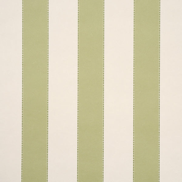 Louise Stripe Wallpaper in leaf color - pattern number 5018154 - by Schumacher in the Stripe Wallcovering Collection collection