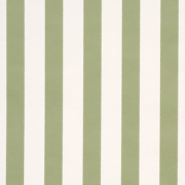Louise Stripe Wallpaper in moss color - pattern number 5018155 - by Schumacher in the Stripe Wallcovering Collection collection