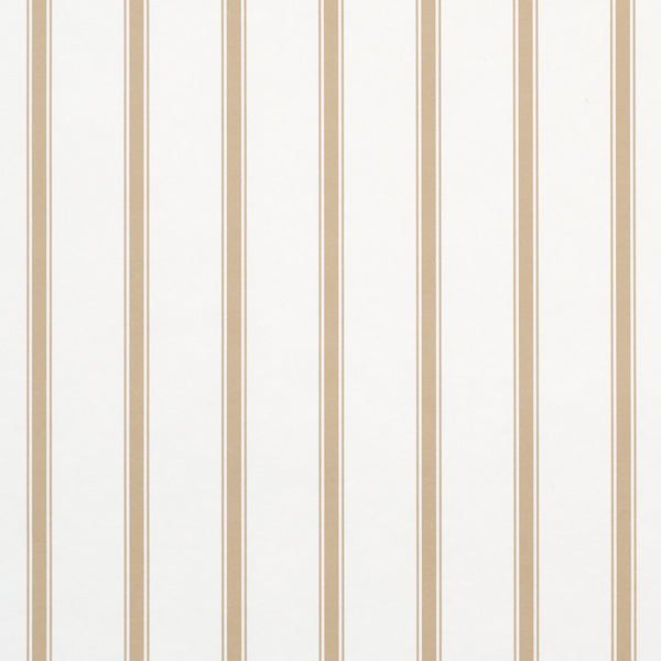 Westerly Stripe Wallpaper in wheat color - pattern number 5018160 - by Schumacher in the Stripe Wallcovering Collection collection
