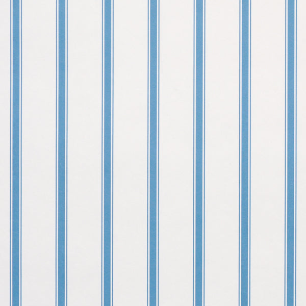 Westerly Stripe Wallpaper in blue color - pattern number 5018162 - by Schumacher in the Stripe Wallcovering Collection collection