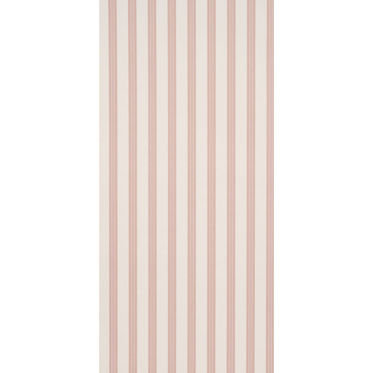 Chatham Stripe Wallpaper in rose color - pattern number 5018170 - by Schumacher in the Stripe Wallcovering Collection collection
