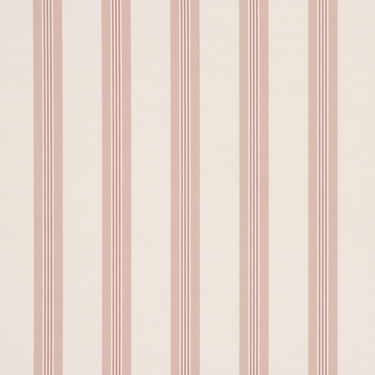 Chatham Stripe Wallpaper in rose color - pattern number 5018170 - by Schumacher in the Stripe Wallcovering Collection collection