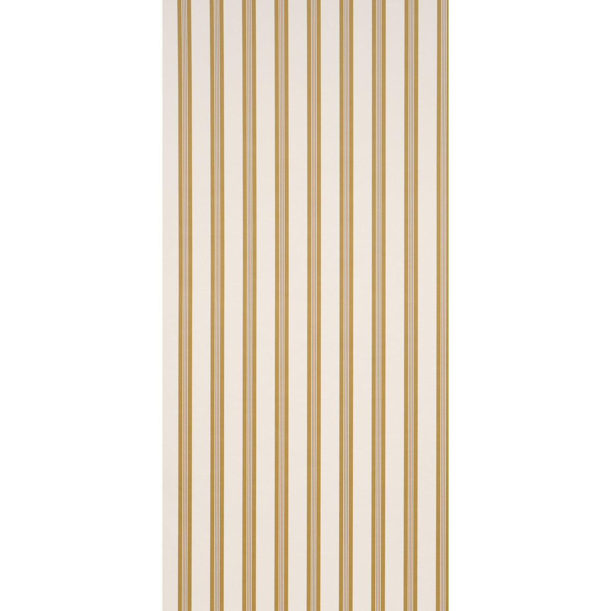 Chatham Stripe Wallpaper in ochre color - pattern number 5018171 - by Schumacher in the Stripe Wallcovering Collection collection