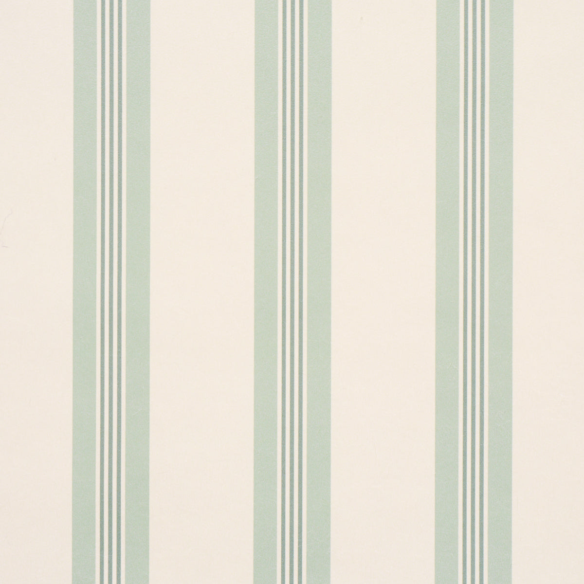 Chatham Stripe Wallpaper in celadon color - pattern number 5018175 - by Schumacher in the Stripe Wallcovering Collection collection