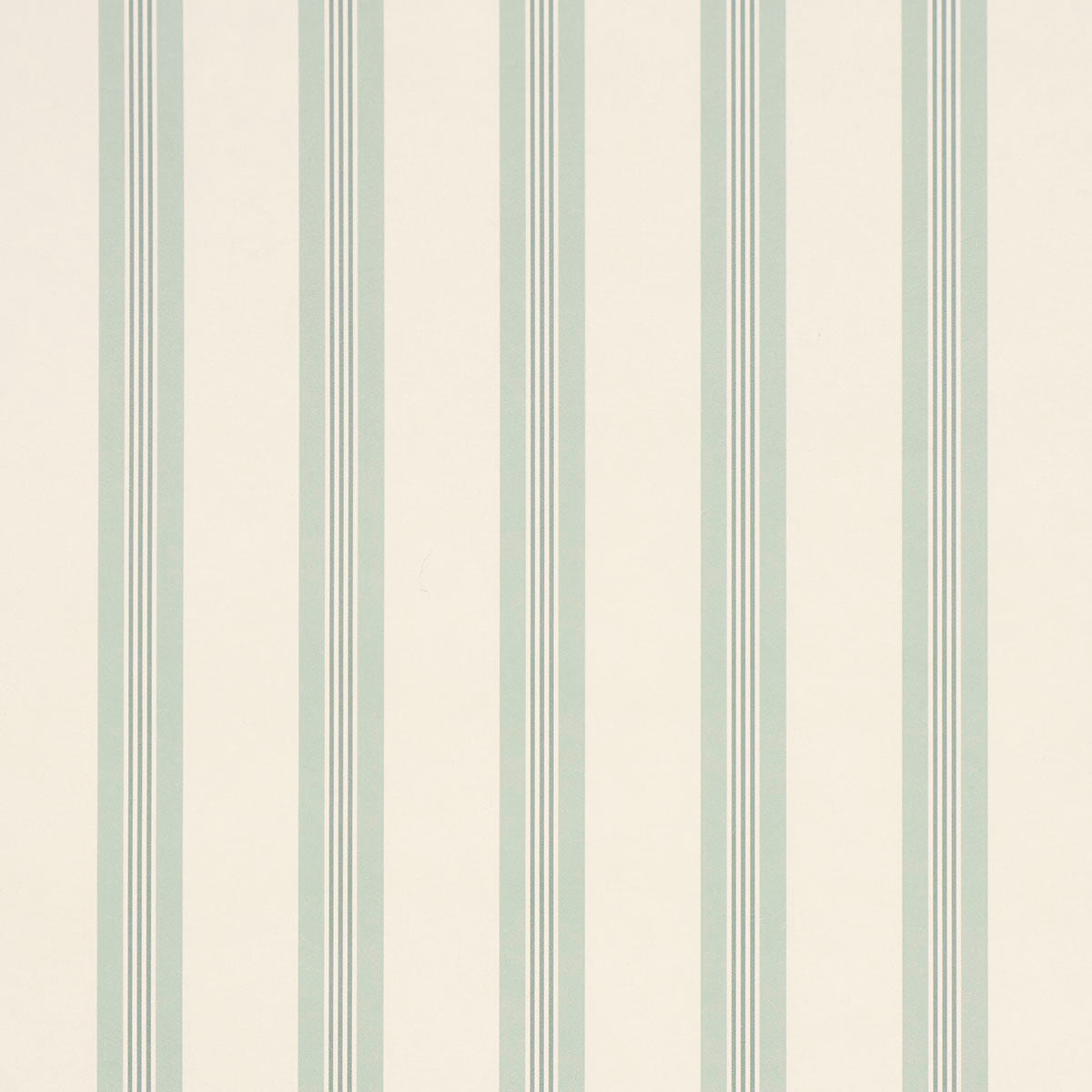 Chatham Stripe Wallpaper in celadon color - pattern number 5018175 - by Schumacher in the Stripe Wallcovering Collection collection