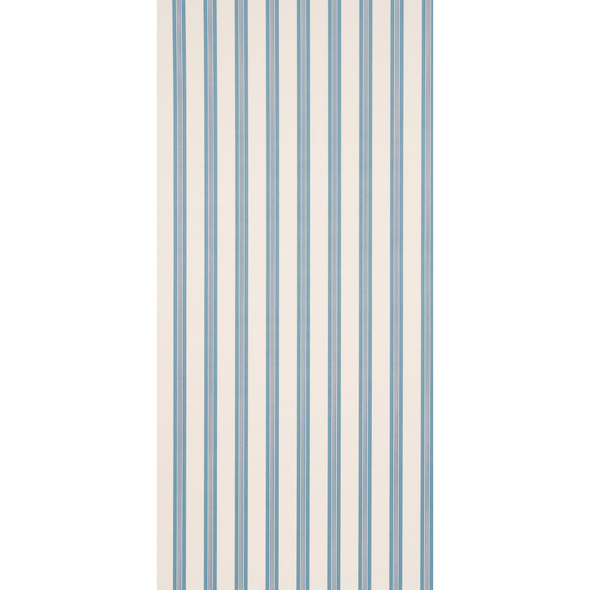Chatham Stripe Wallpaper in delft color - pattern number 5018176 - by Schumacher in the Stripe Wallcovering Collection collection