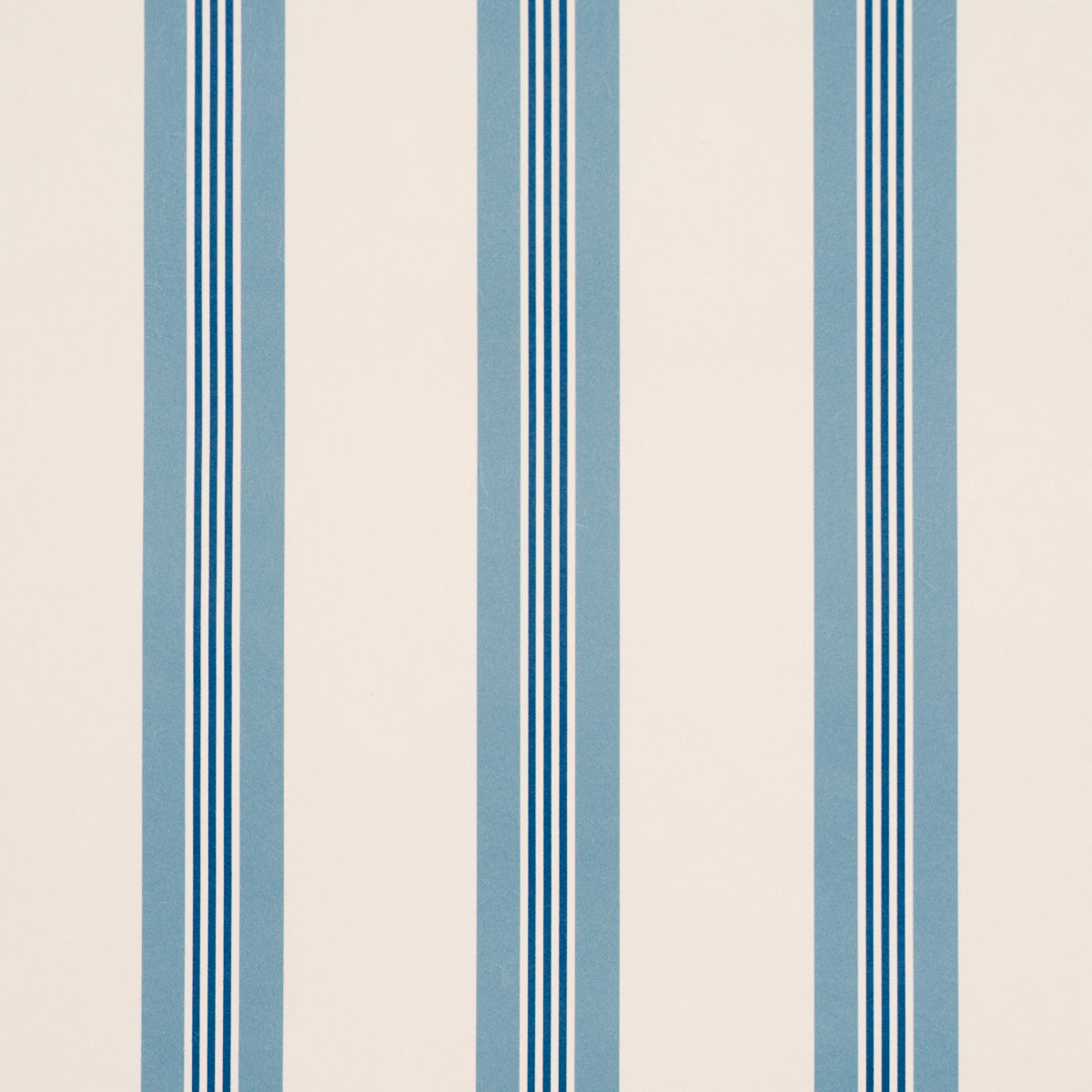 Chatham Stripe Wallpaper in delft color - pattern number 5018176 - by Schumacher in the Stripe Wallcovering Collection collection
