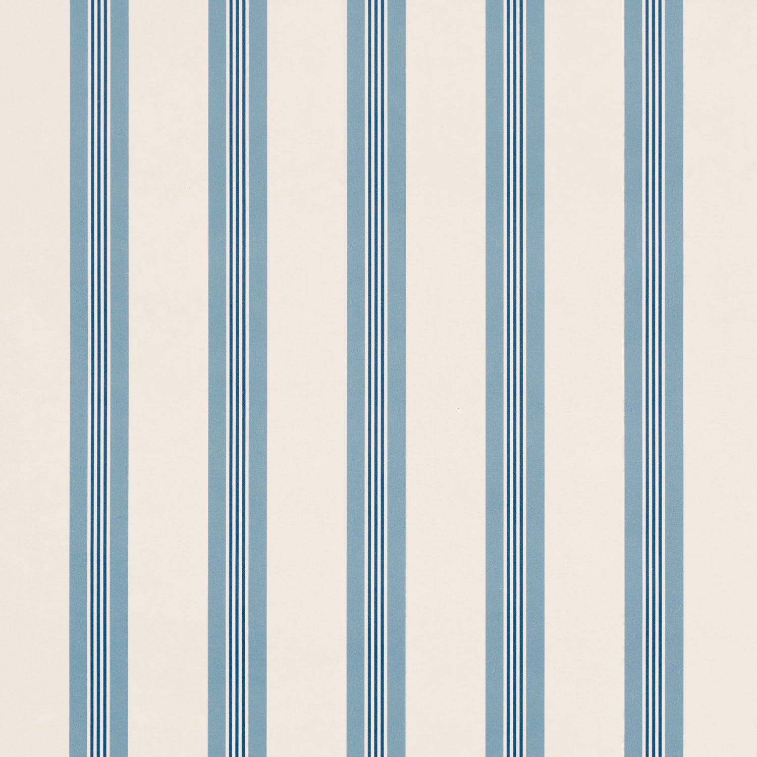 Chatham Stripe Wallpaper in delft color - pattern number 5018176 - by Schumacher in the Stripe Wallcovering Collection collection