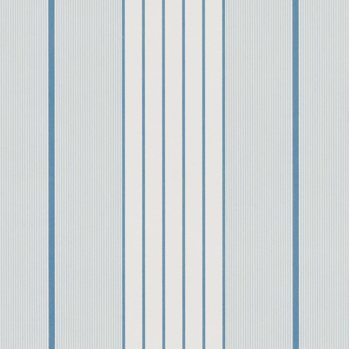 Audrey Stripe Wallpaper in blues color - pattern number 5018181 - by Schumacher in the Stripe Wallcovering Collection collection