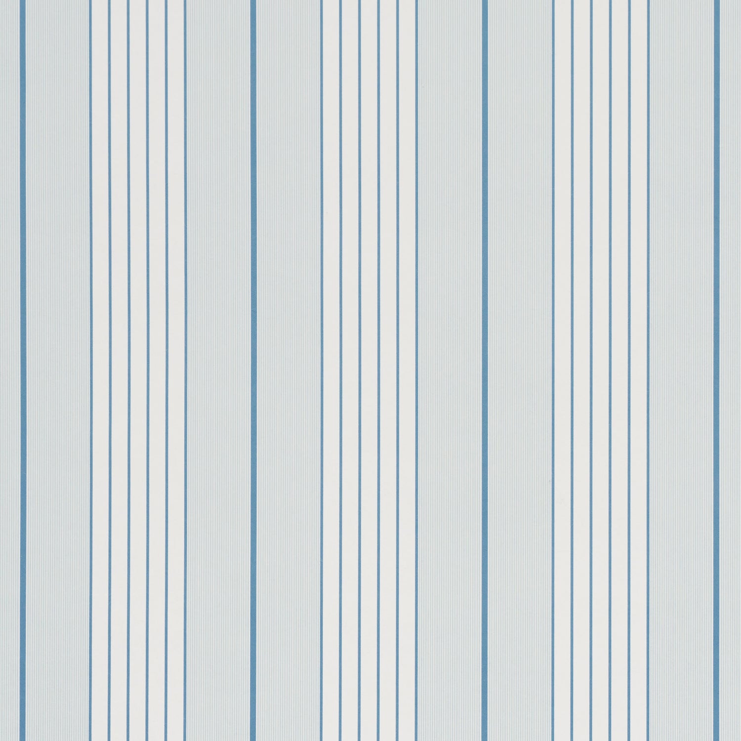 Audrey Stripe Wallpaper in blues color - pattern number 5018181 - by Schumacher in the Stripe Wallcovering Collection collection
