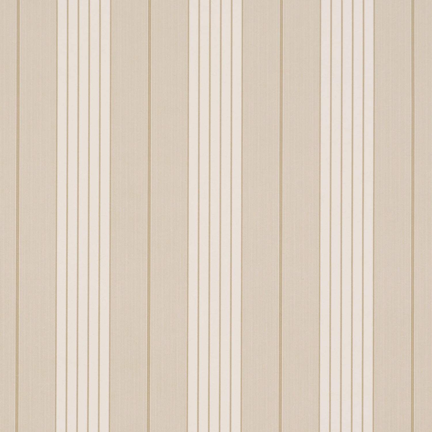Audrey Stripe Wallpaper in sand color - pattern number 5018183 - by Schumacher in the Stripe Wallcovering Collection collection