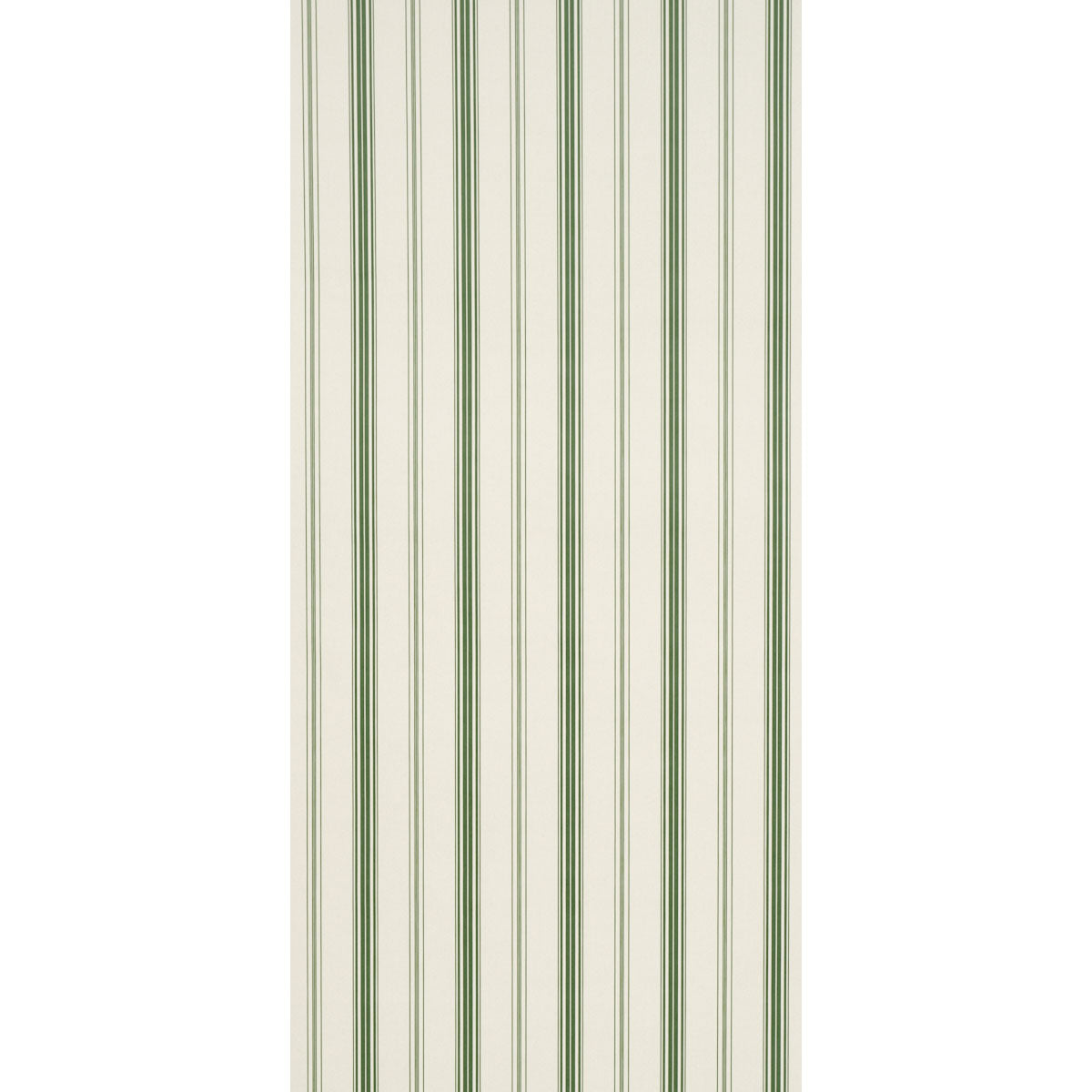 Coco Stripe Wallpaper in green color - pattern number 5018190 - by Schumacher in the Stripe Wallcovering Collection collection