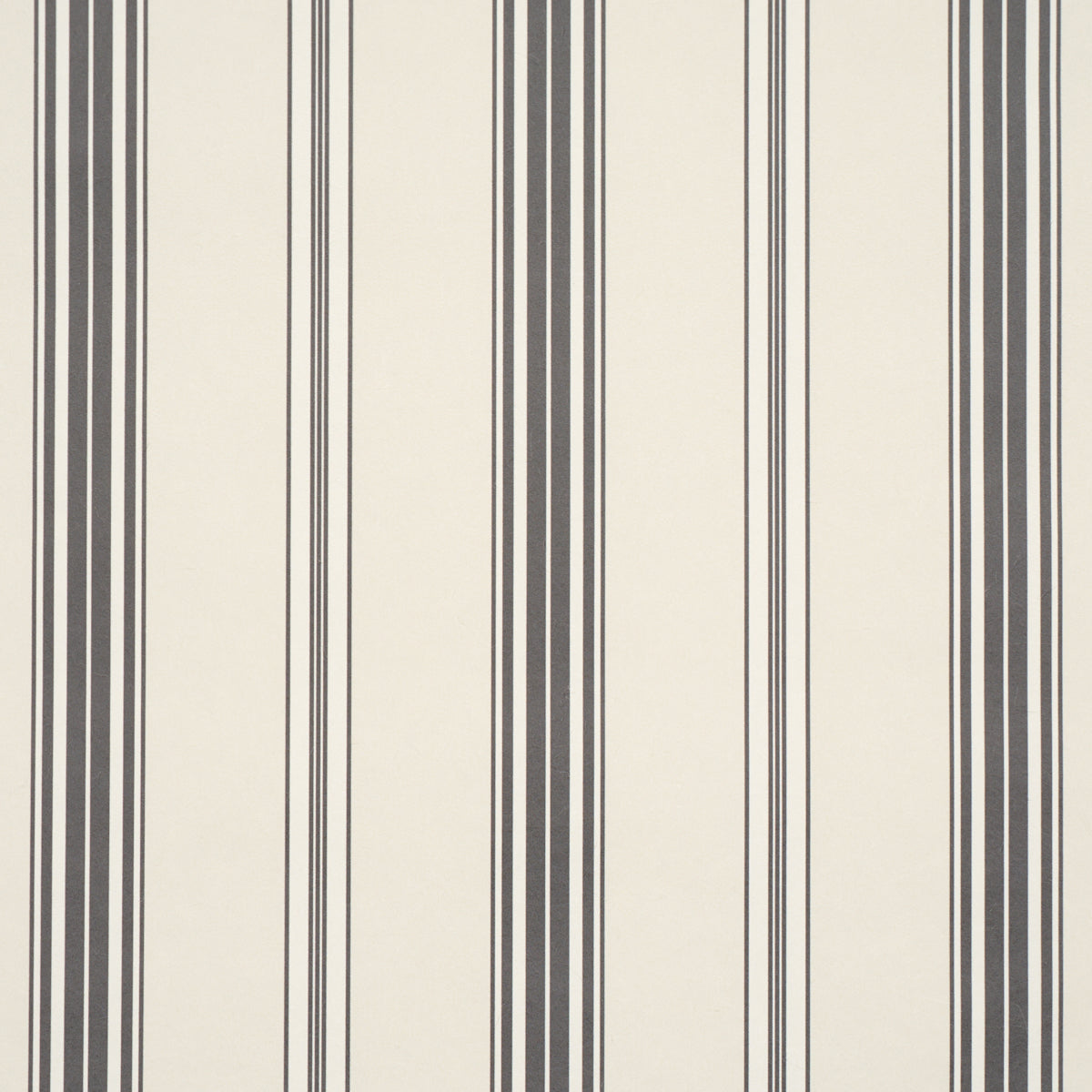 Coco Stripe Wallpaper in graphite color - pattern number 5018195 - by Schumacher in the Stripe Wallcovering Collection collection