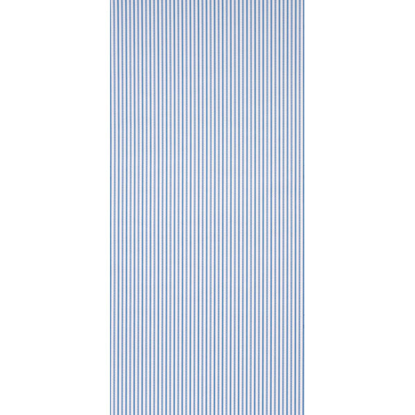 Mathis Ticking Stripe Wallpaper in delft color - pattern number 5018201 - by Schumacher in the Stripe Wallcovering Collection collection