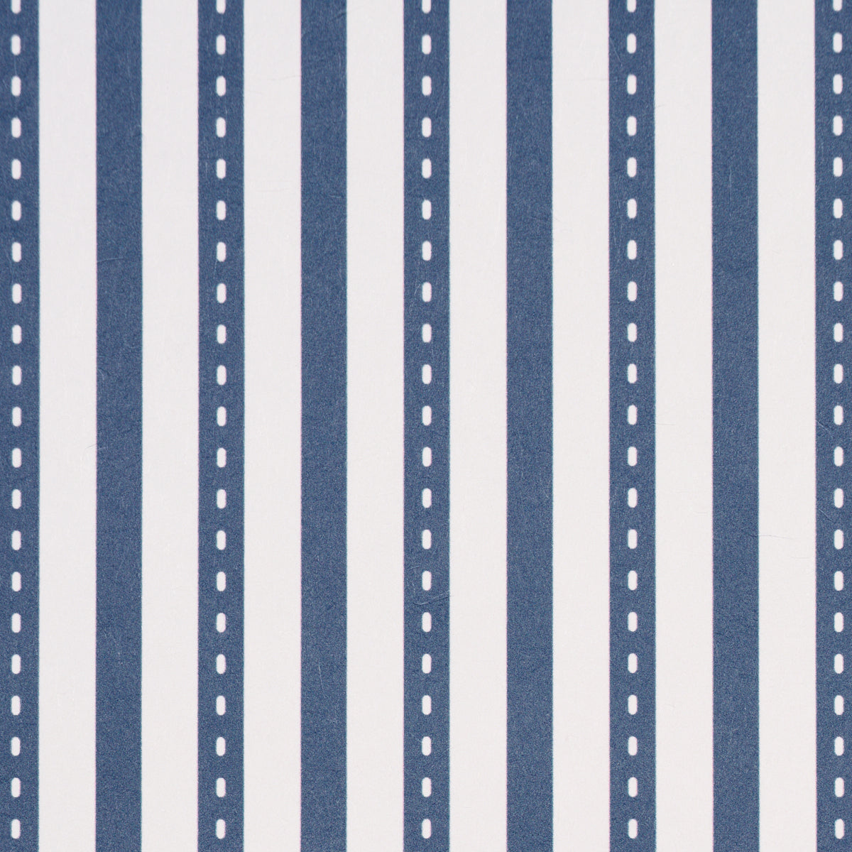 Mathis Ticking Stripe Wallpaper in indigo color - pattern number 5018202 - by Schumacher in the Stripe Wallcovering Collection collection