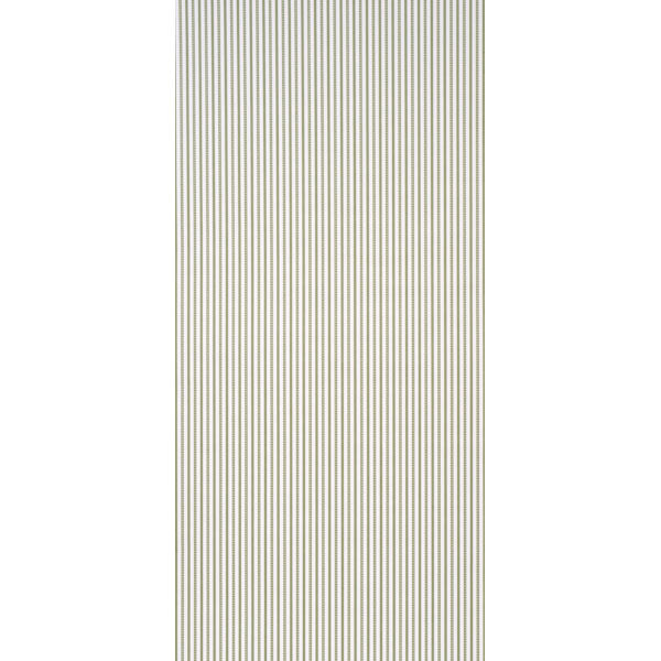 Mathis Ticking Stripe Wallpaper in leaf color - pattern number 5018203 - by Schumacher in the Stripe Wallcovering Collection collection