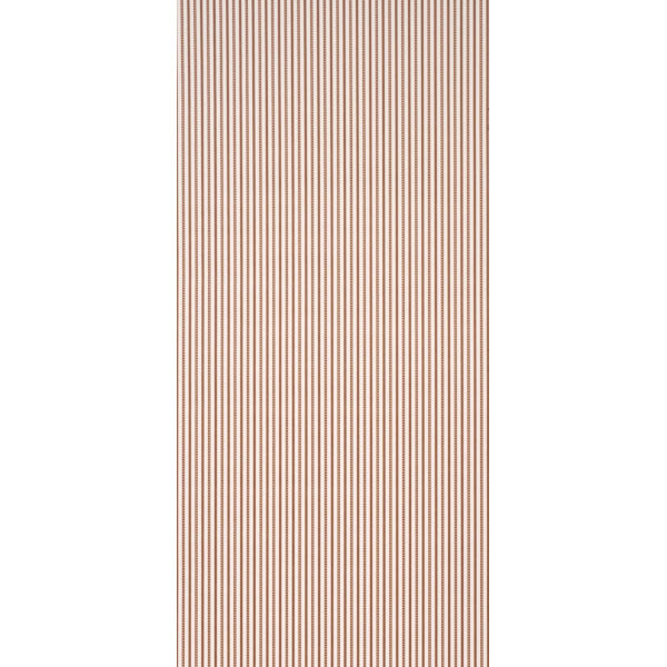 Mathis Ticking Stripe Wallpaper in umber color - pattern number 5018205 - by Schumacher in the Stripe Wallcovering Collection collection