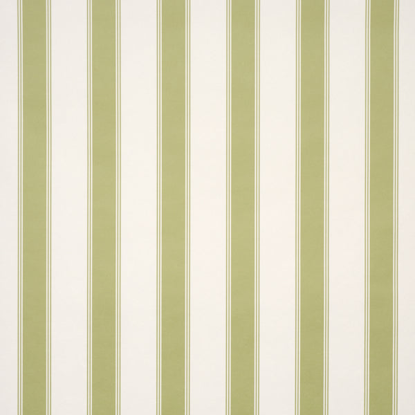 Rafe Stripe Wallpaper in leaf color - pattern number 5018211 - by Schumacher in the Stripe Wallcovering Collection collection