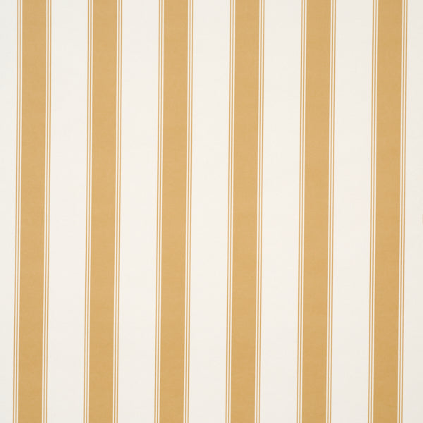 Rafe Stripe Wallpaper in marigold color - pattern number 5018212 - by Schumacher in the Stripe Wallcovering Collection collection