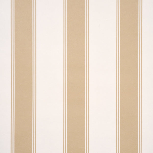 Rafe Stripe Wallpaper in neutral color - pattern number 5018213 - by Schumacher in the Stripe Wallcovering Collection collection