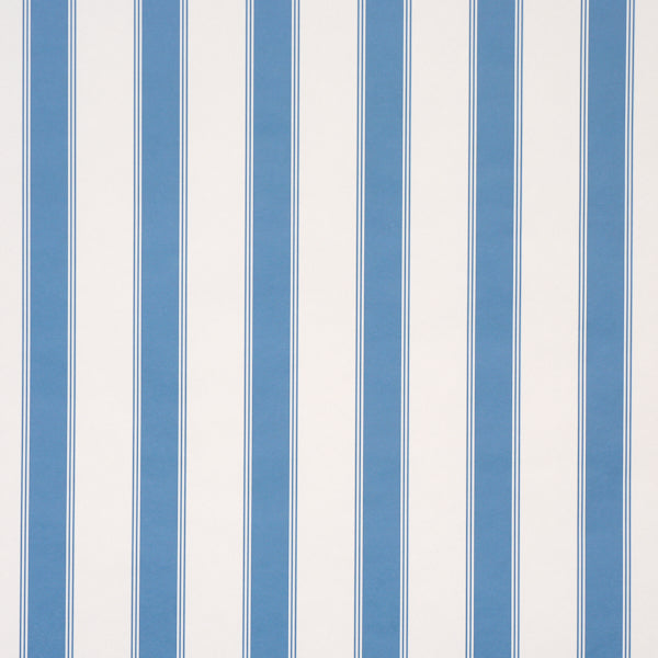 Rafe Stripe Wallpaper in azure color - pattern number 5018214 - by Schumacher in the Stripe Wallcovering Collection collection