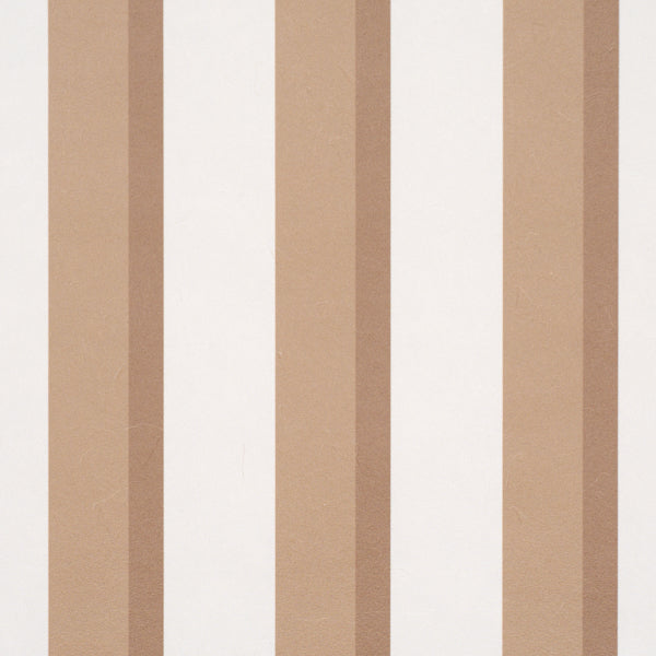 Rigsby Stripe Wallpaper in driftwood color - pattern number 5018223 - by Schumacher in the Stripe Wallcovering Collection collection