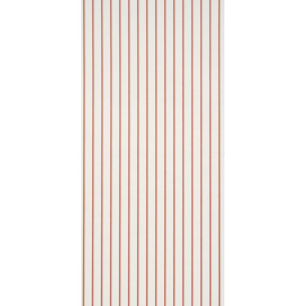 Tyla Stripe Wallpaper in terracotta color - pattern number 5018230 - by Schumacher in the Stripe Wallcovering Collection collection