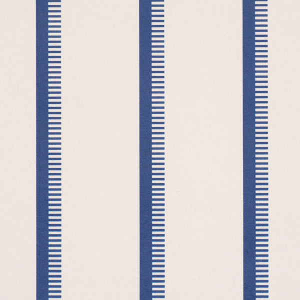 Tyla Stripe Wallpaper in indigo color - pattern number 5018234 - by Schumacher in the Stripe Wallcovering Collection collection