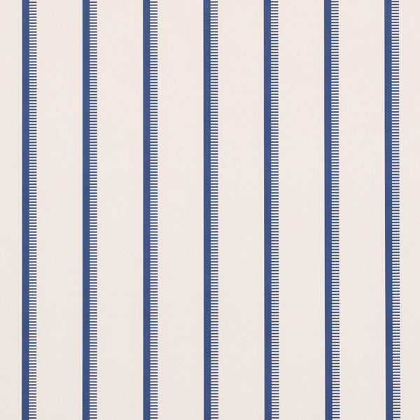 Tyla Stripe Wallpaper in indigo color - pattern number 5018234 - by Schumacher in the Stripe Wallcovering Collection collection