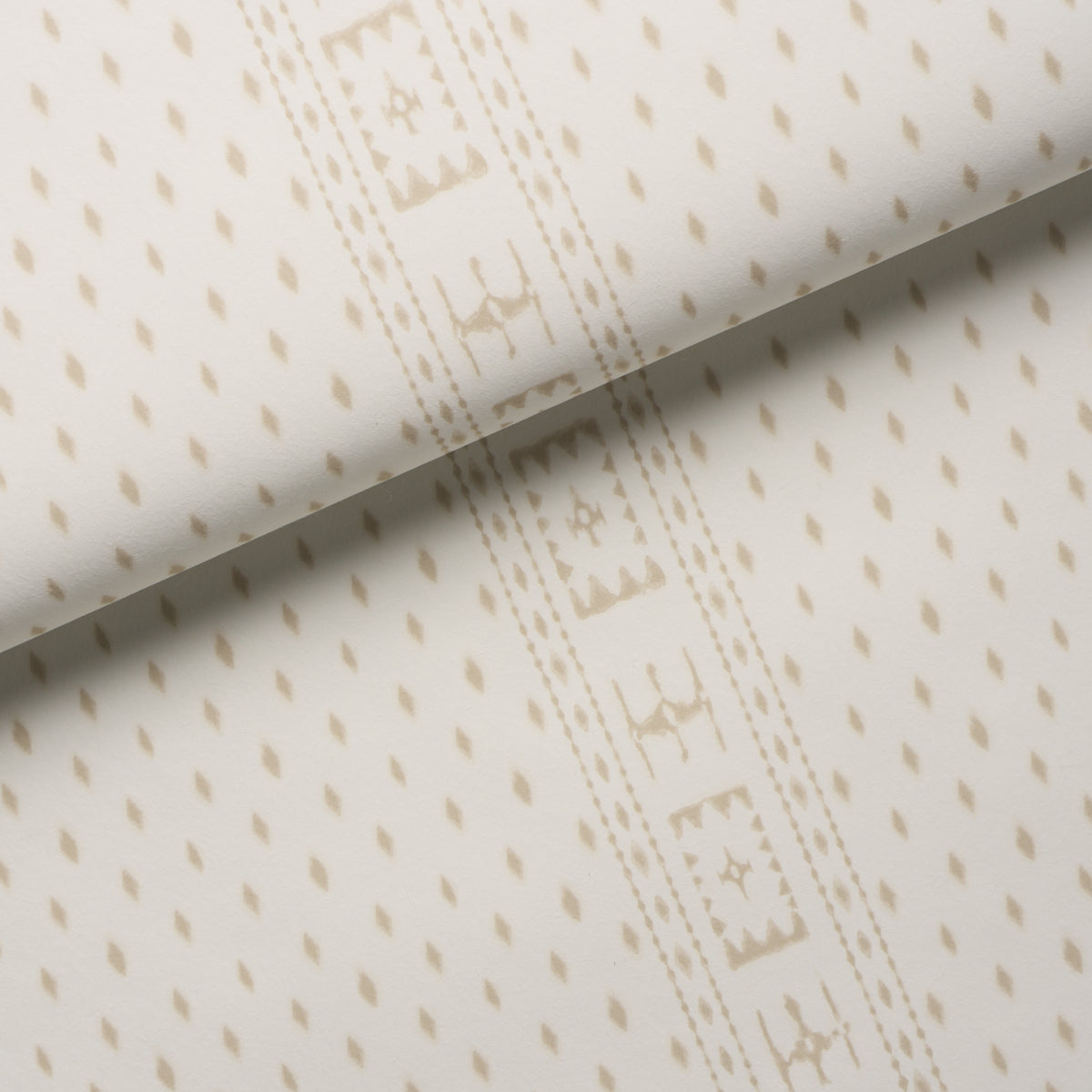 Indah Batik Wallpaper in Neutral color - pattern number 5018241 - by Schumacher in the Bohemia collection