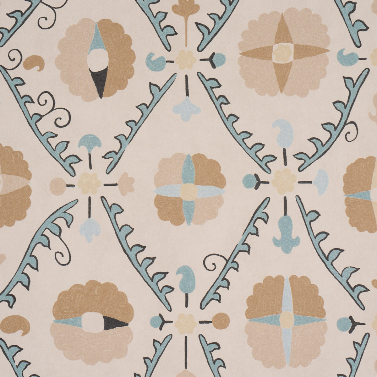Amal Wallpaper in Almondine color - pattern number 5018282 - by Schumacher in the Johnson Hartig collection