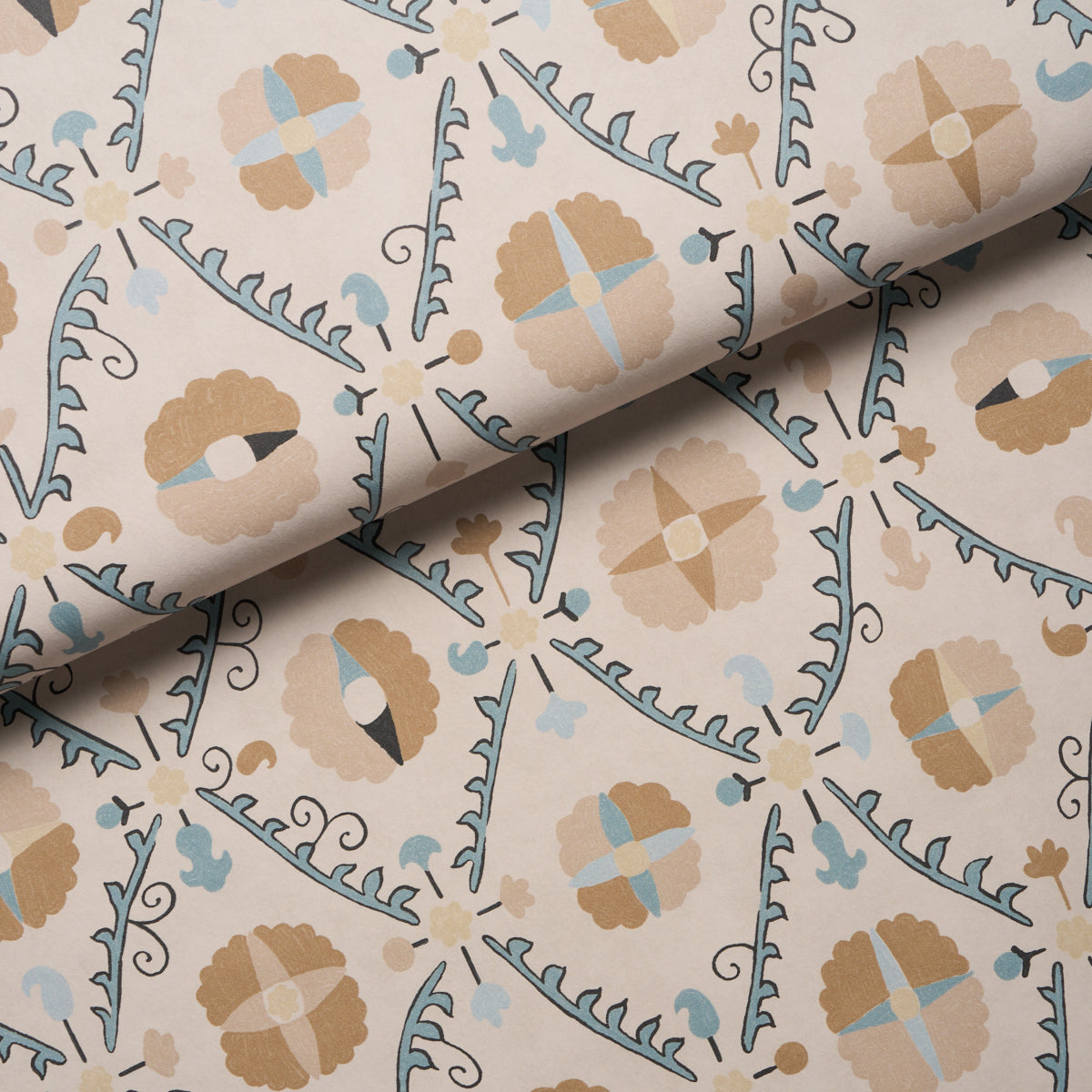 Amal Wallpaper in Almondine color - pattern number 5018282 - by Schumacher in the Johnson Hartig collection
